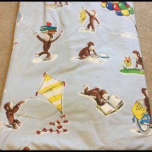 Pottery Barn Kids Curious George duvet queen/full